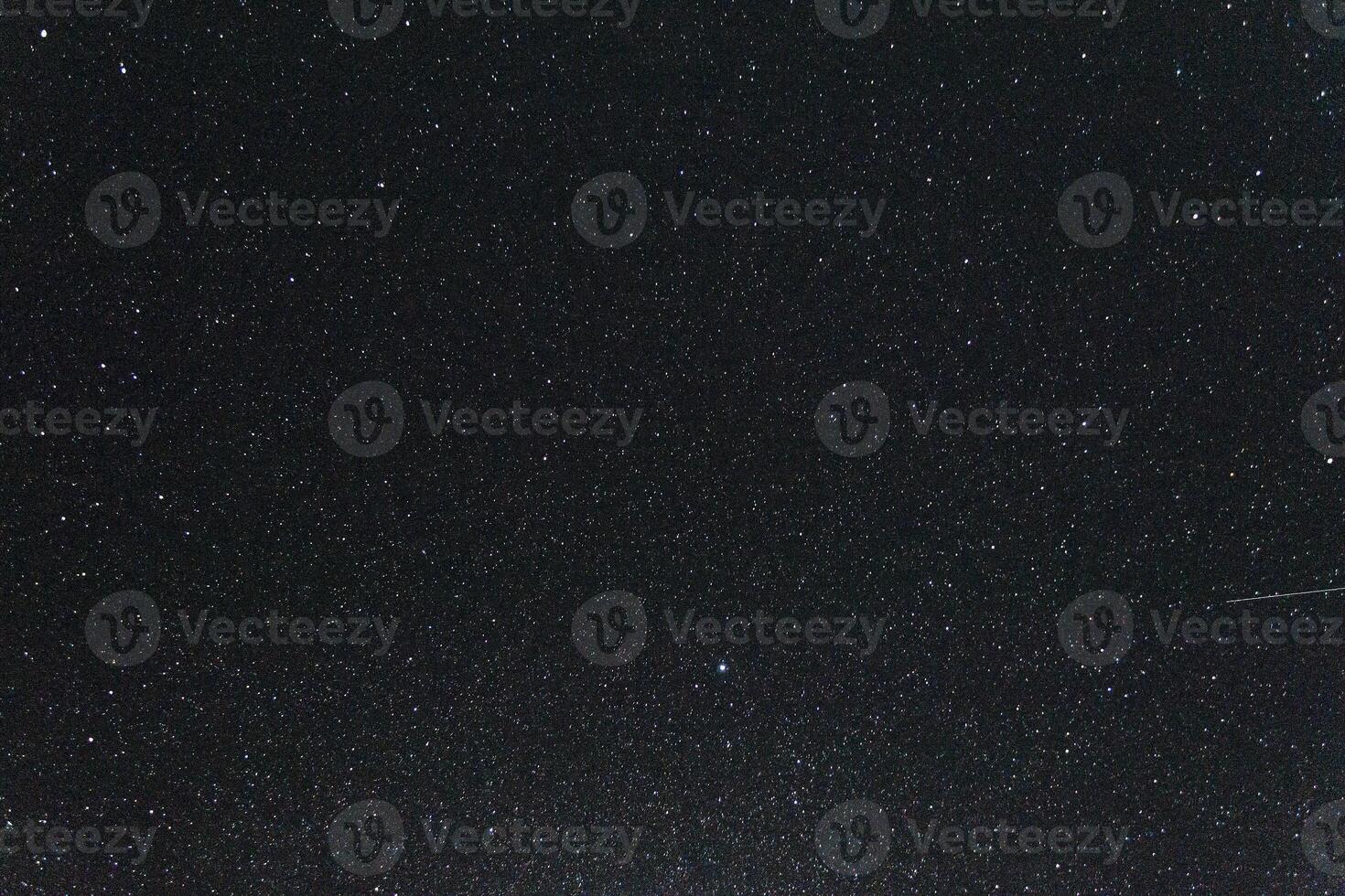 Night sky with lot of shiny stars, milky way photo