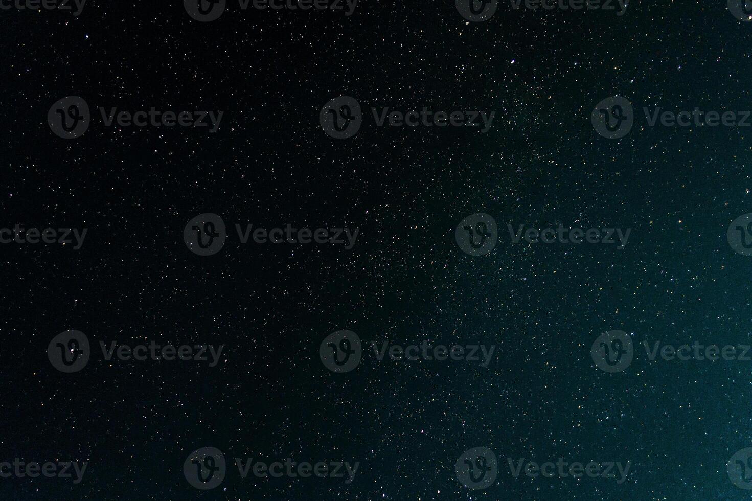 The stars in the night sky. photo