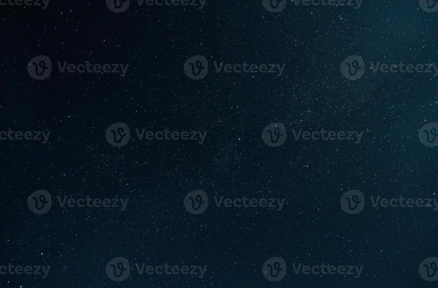 The stars in the night sky. photo