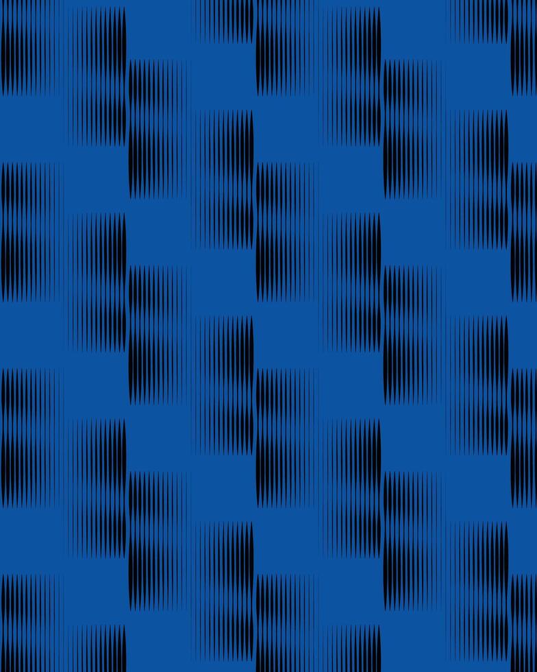 Abstract diagonal line pattern design on a blue background. vector