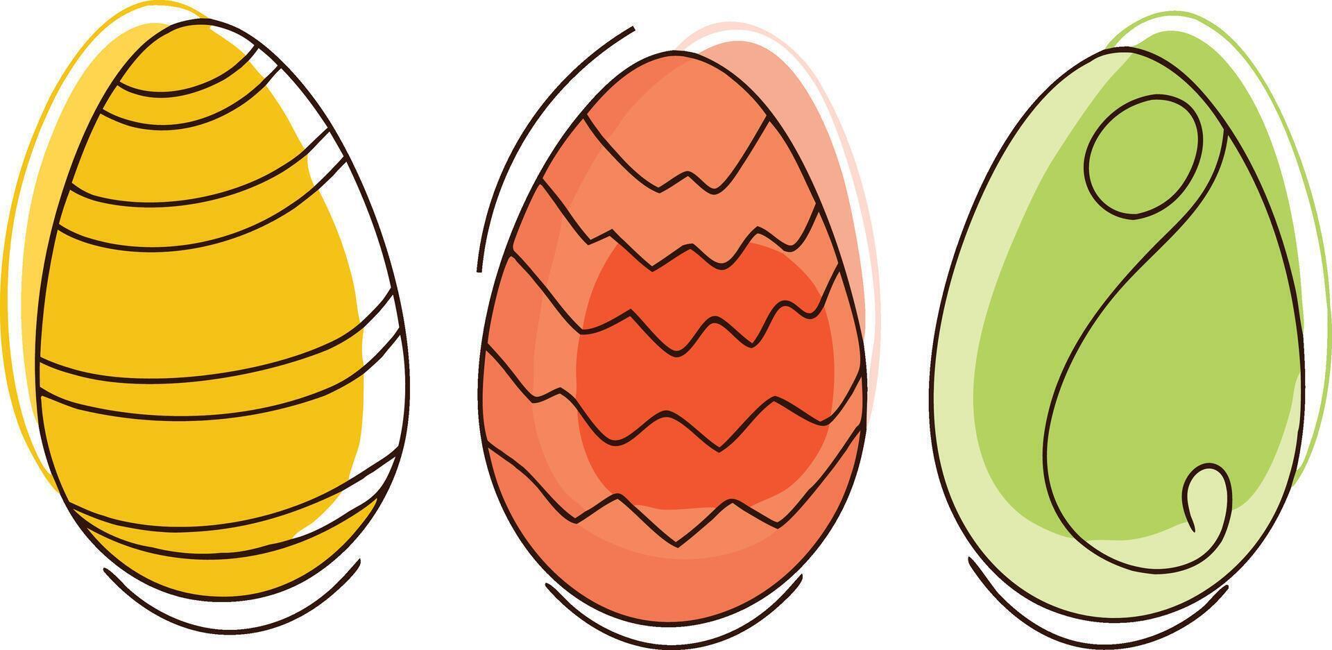 Easter Eggs Design vector