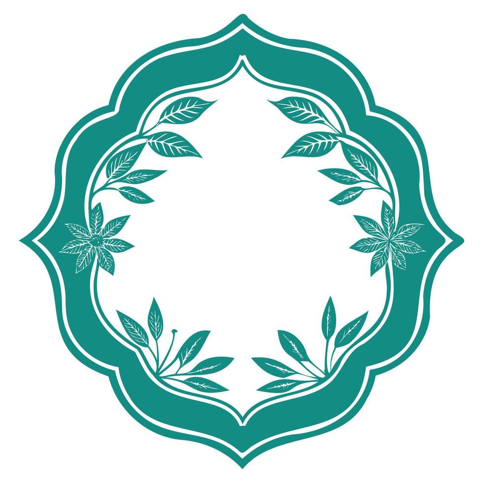 antique-style botanical floral dividers and leaf decorations vector