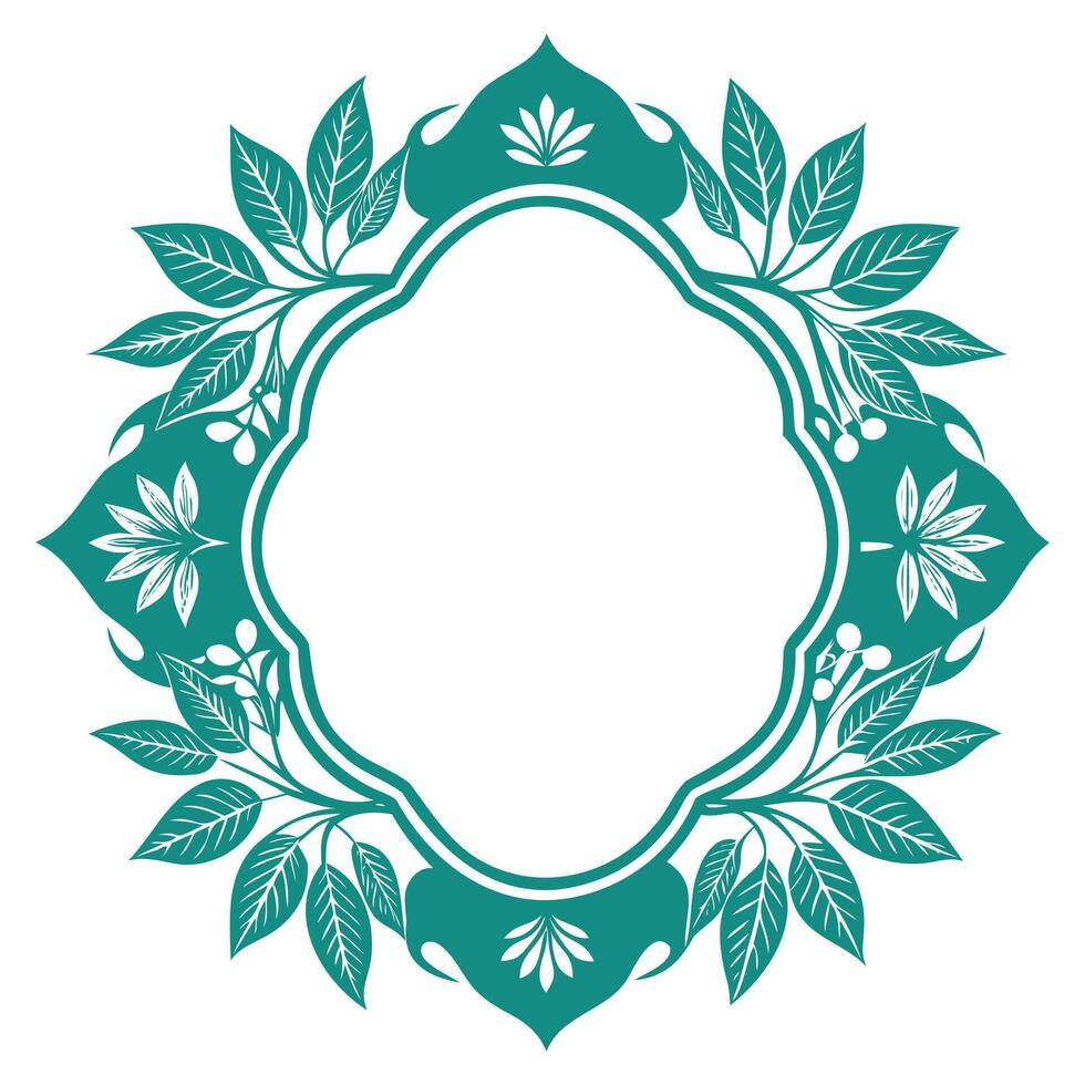 hand-drawn elegant botanical illustrations with floral dividers vector