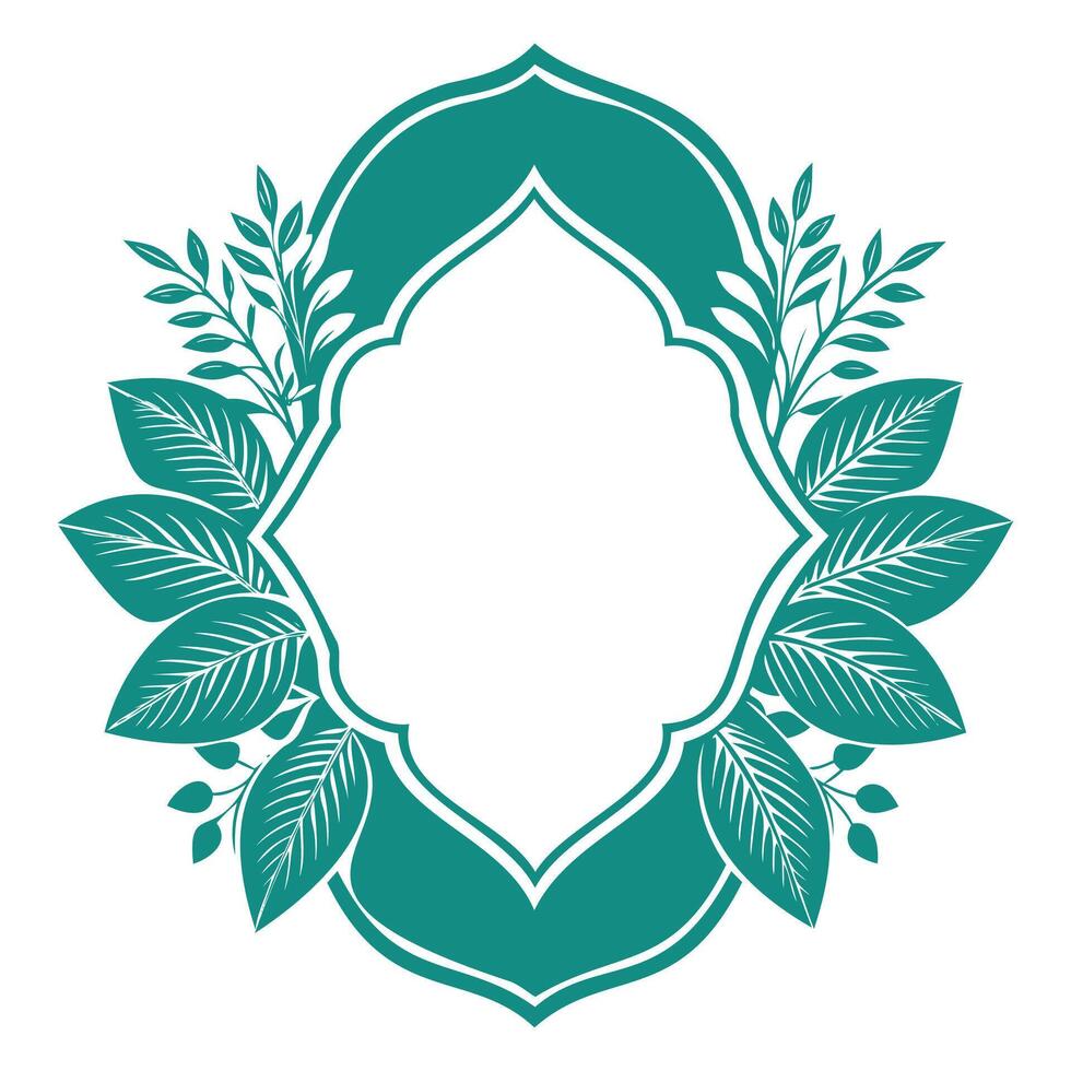 sophisticated botanical floral dividers and leaves vintage collection vector