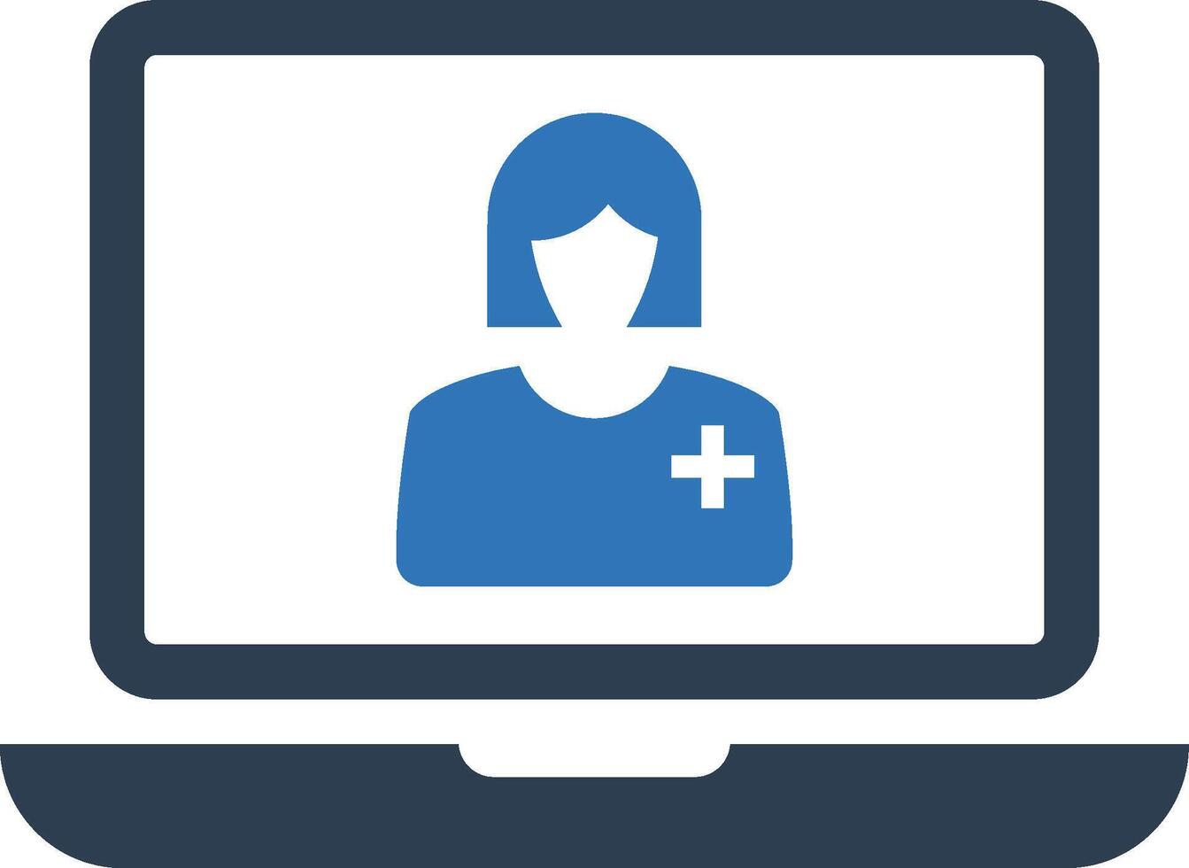 Online health icon vector
