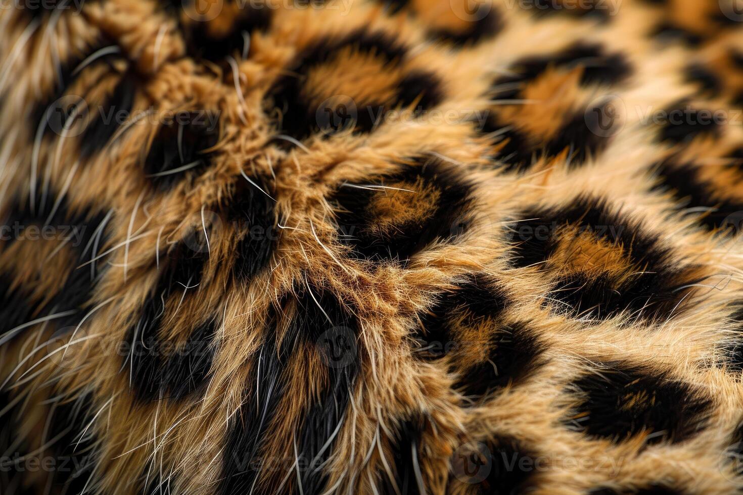 Leopard fur closeup showing texture and pattern photo
