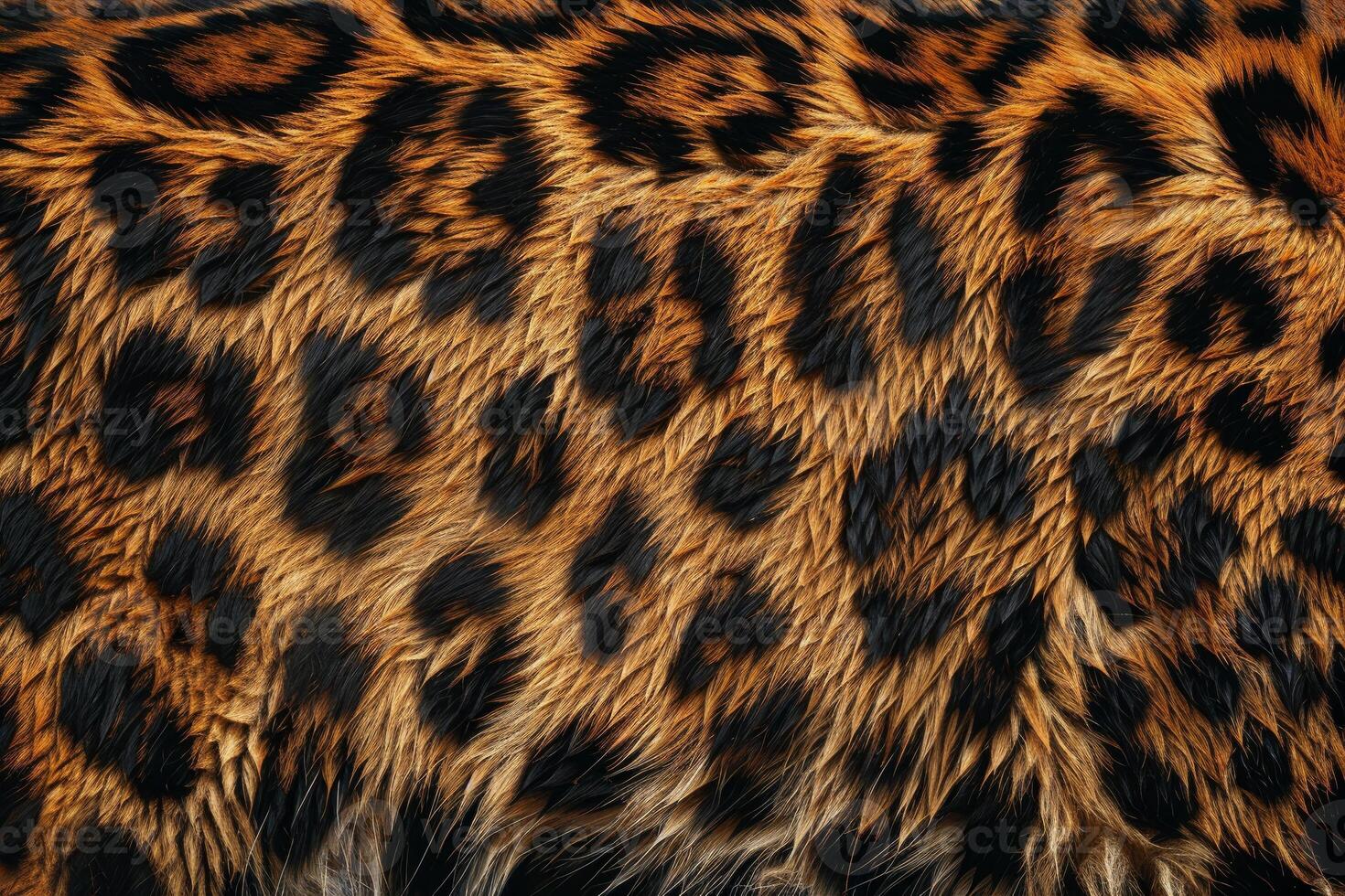 Real leopard fur close up showing texture and color photo