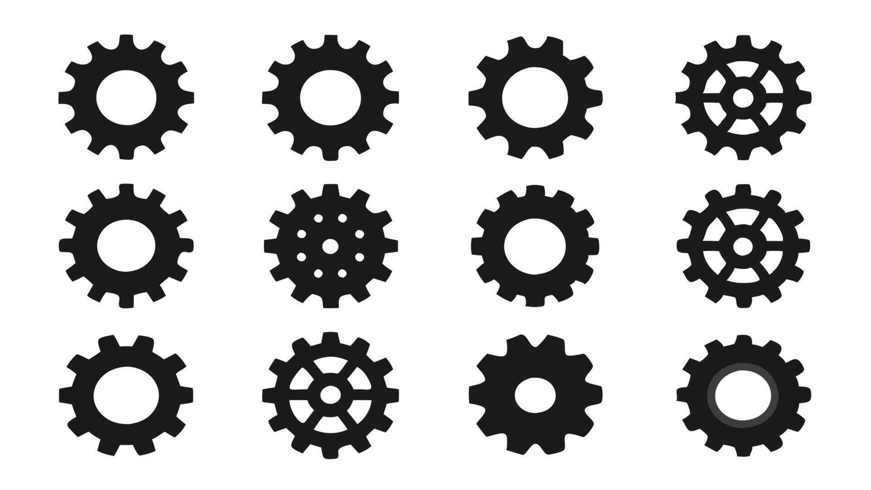 gear icon, gear icons, cog icon vector