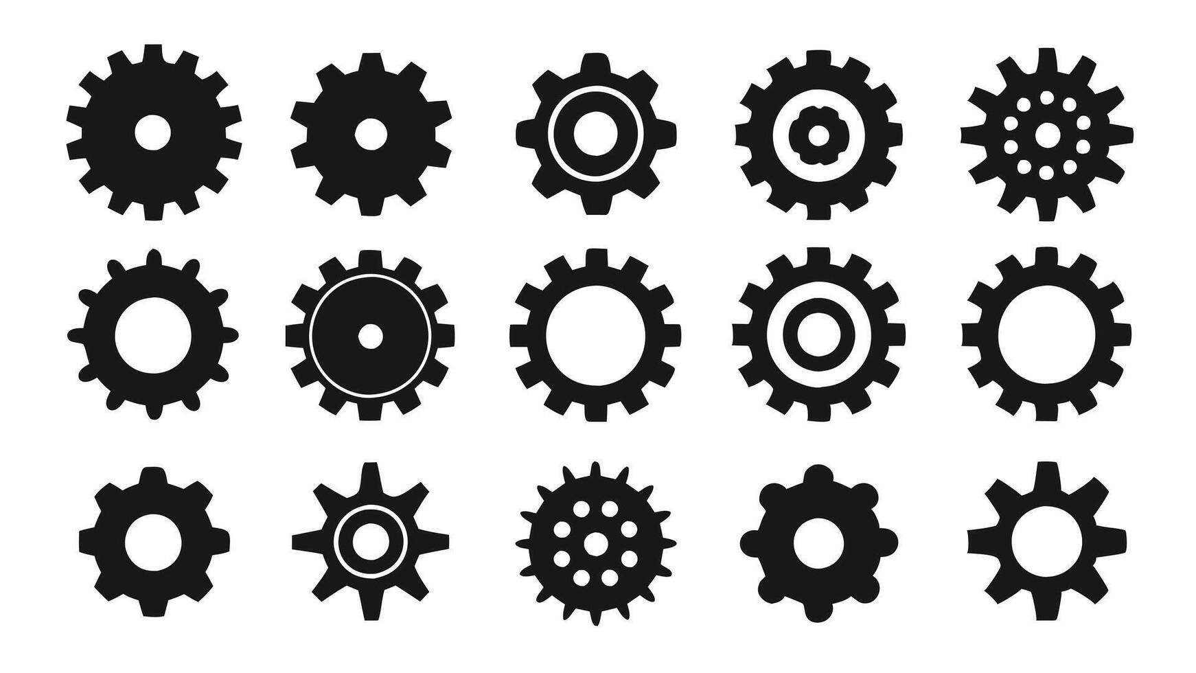 Settings Cog Icon for Software Development vector