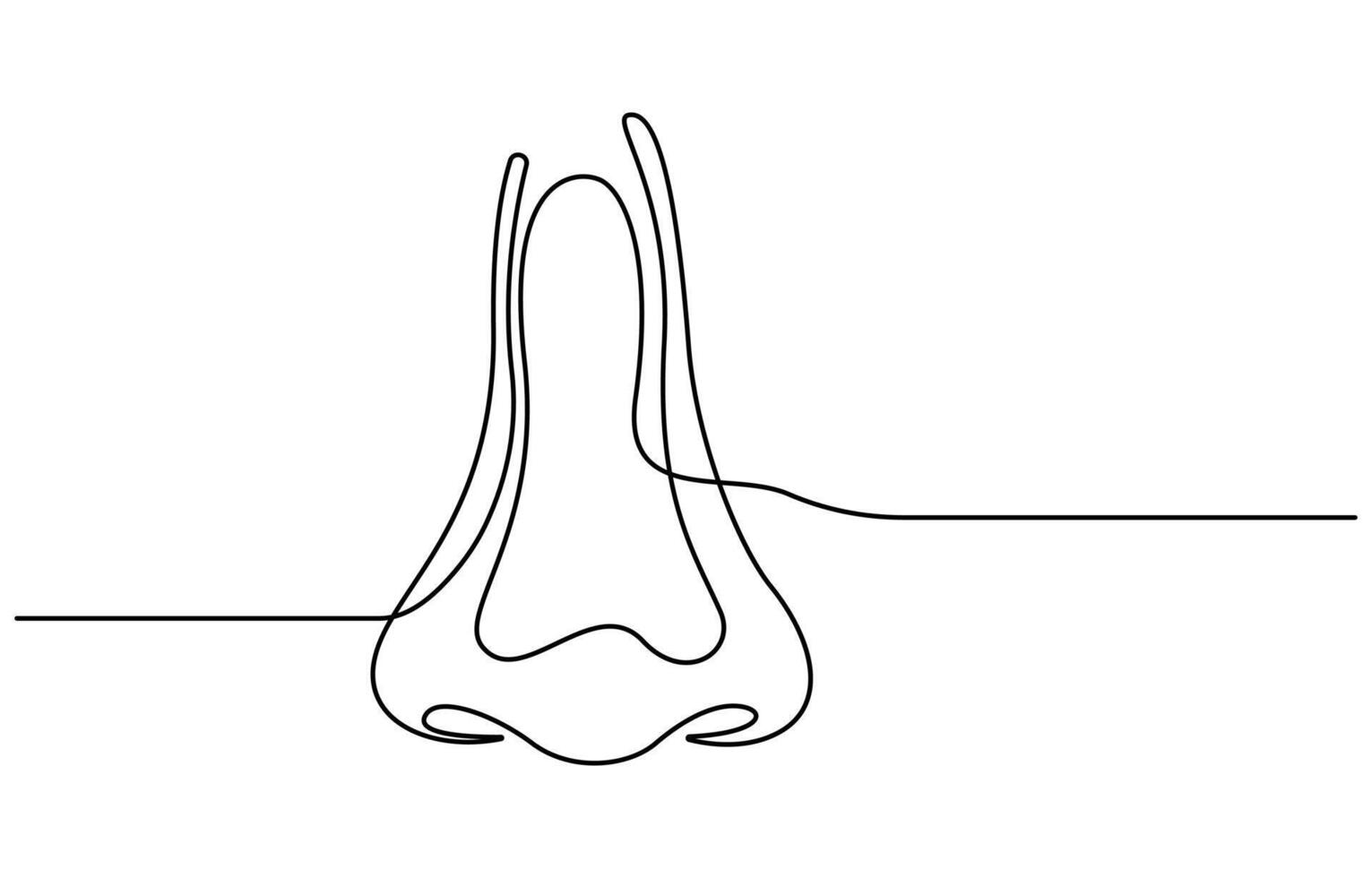 one line art draw vector