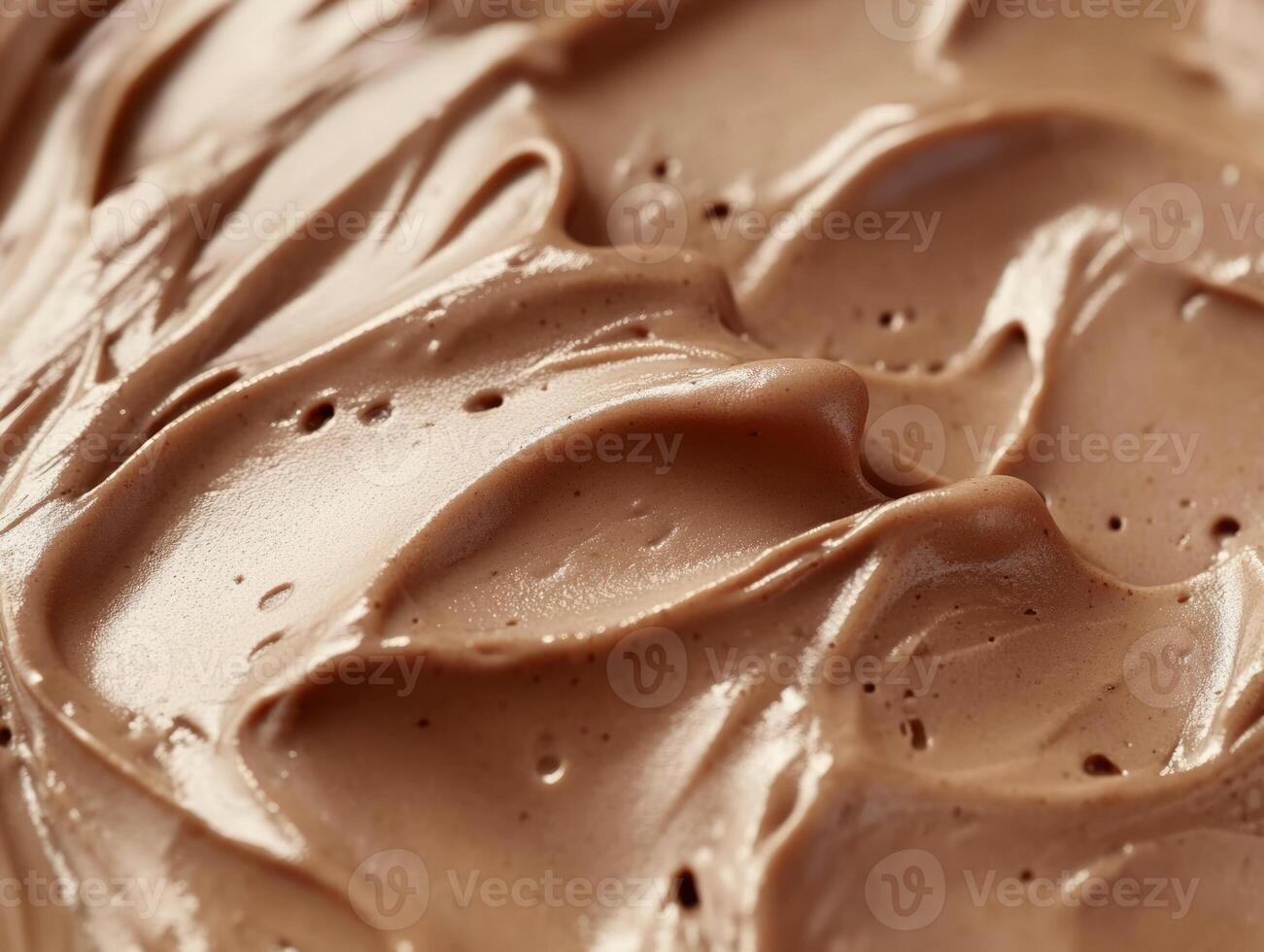 Luxurious mocha mousse texture for dessert design and culinary art photo