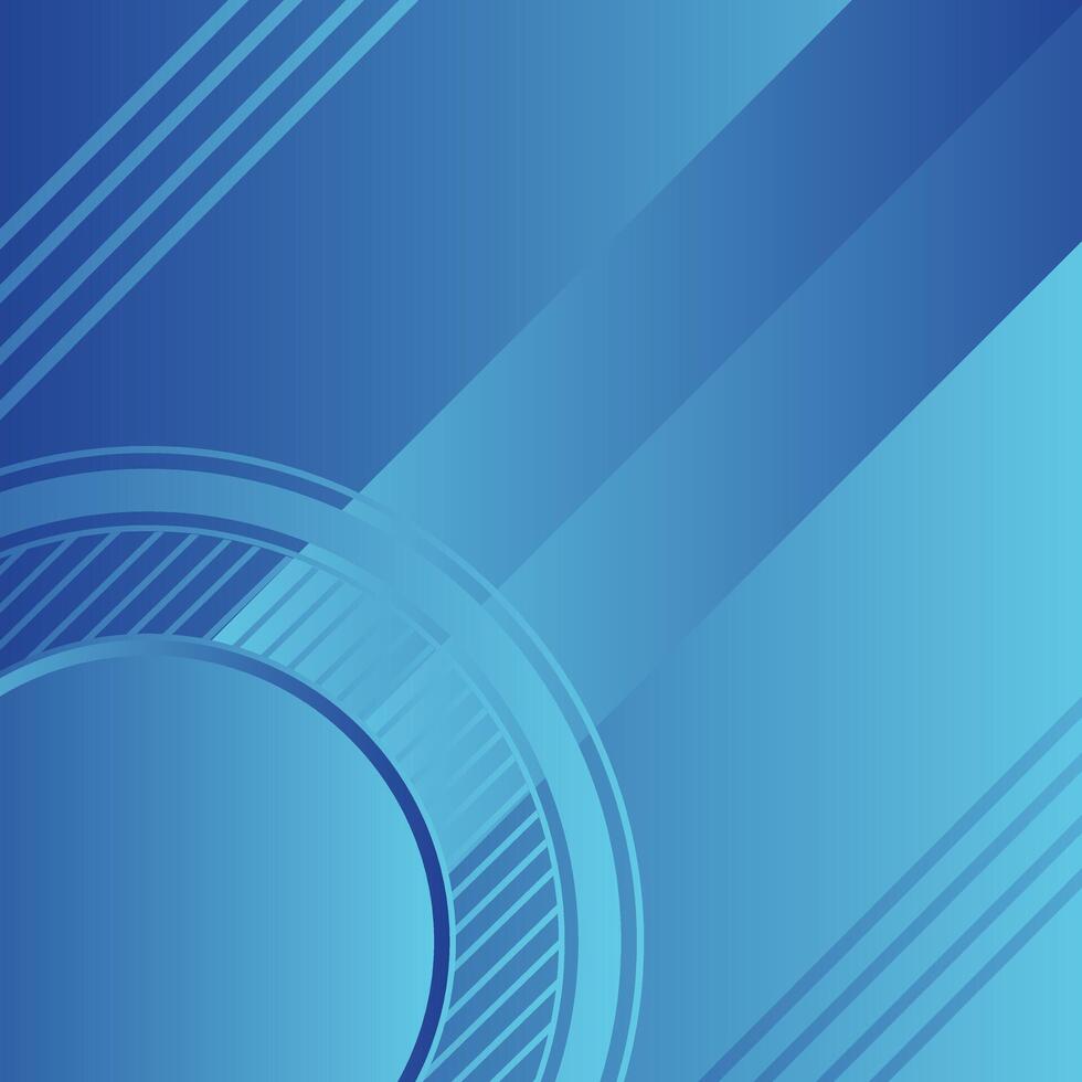 Abstract blue gradient geometric shape circle background. Modern futuristic background. Can be use for landing page, presentations, and wallpaper backgrounds vector