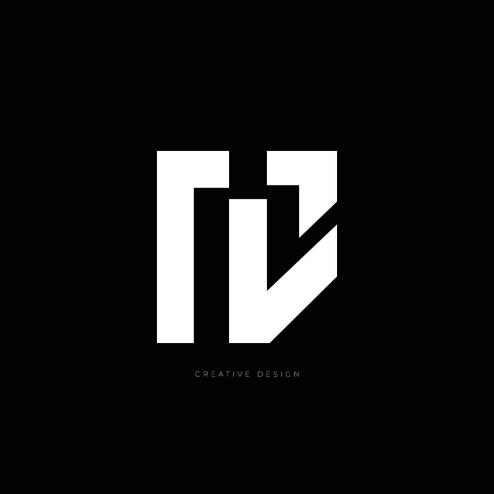 Letter design ML elegant monogram brand vector
