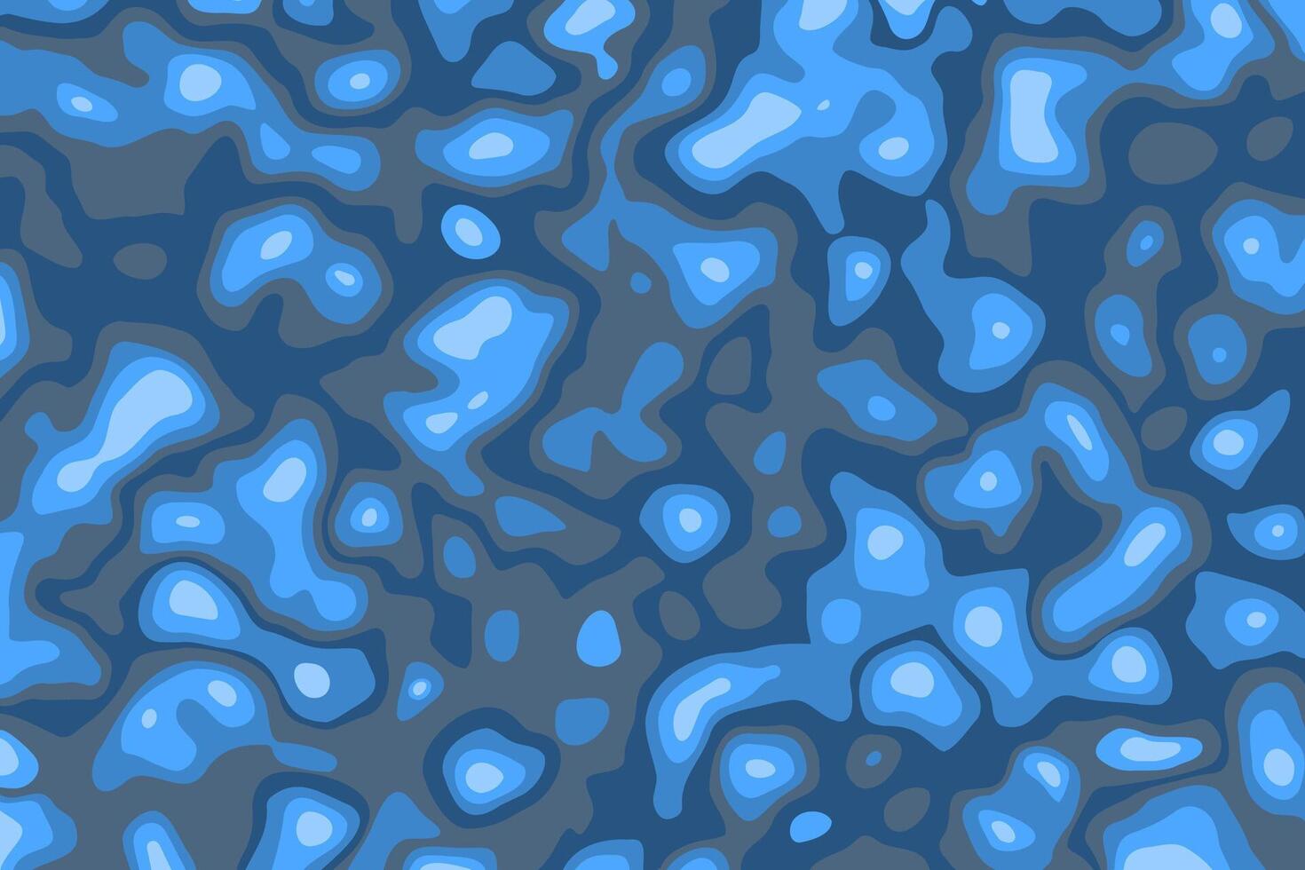 abstract blue, water background with spots and curved lines. vector