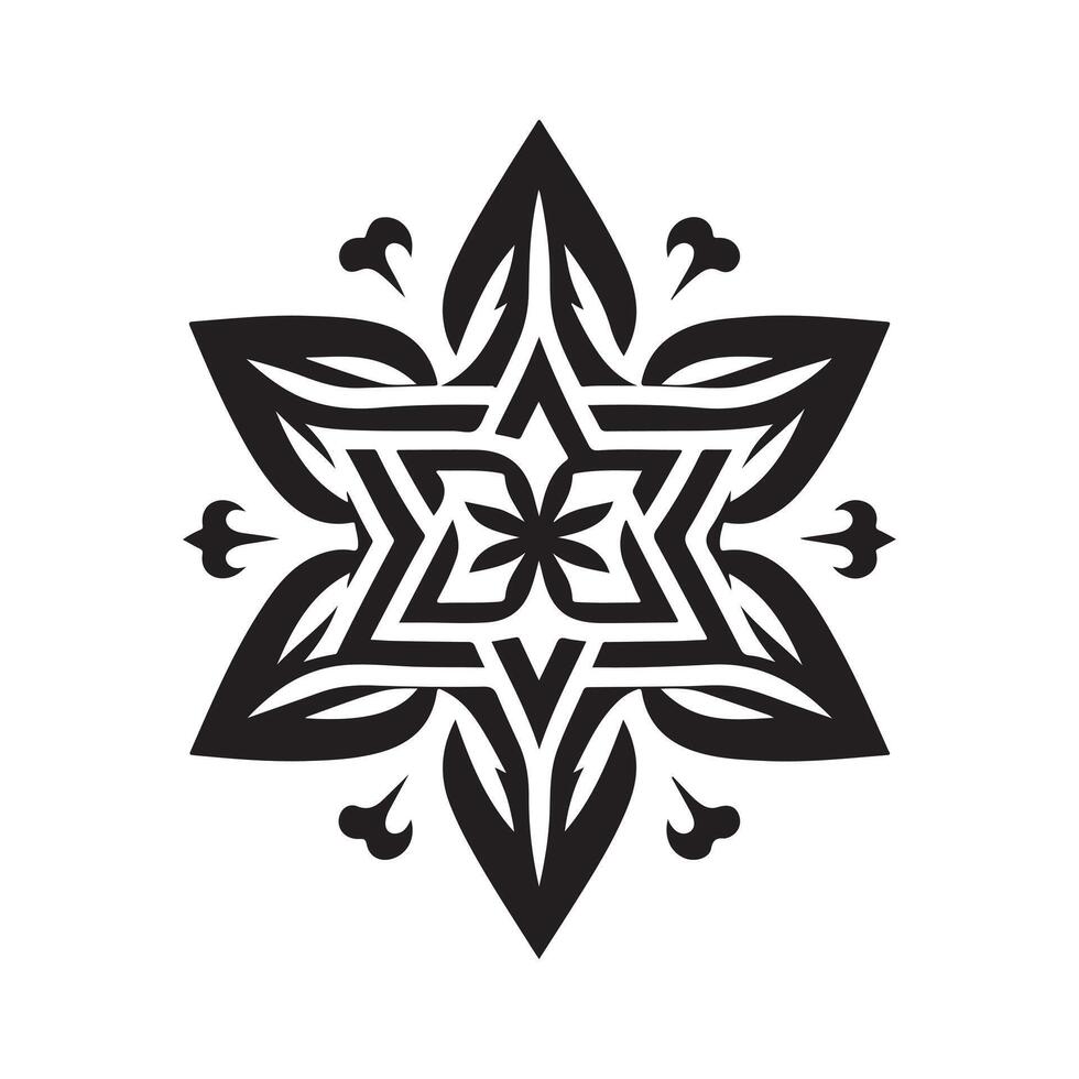 Unique Star Silhouette Designs in Vectors