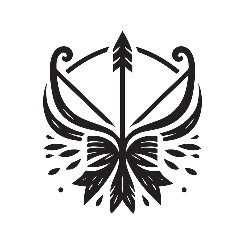 High-Quality Bow and Arrow Vectors Illustrations Pack