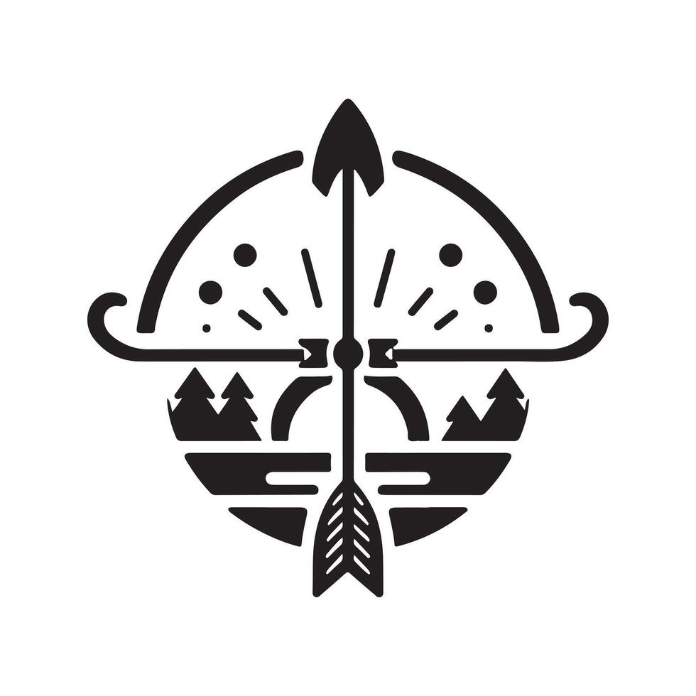 Timeless Bow and Arrow Vectors Silhouettes for Creators