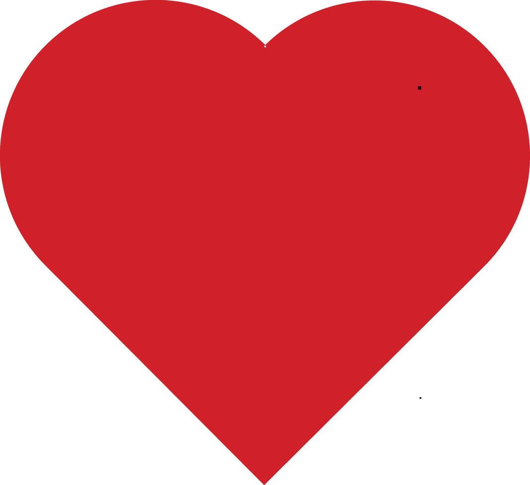 Red Heart Design vector