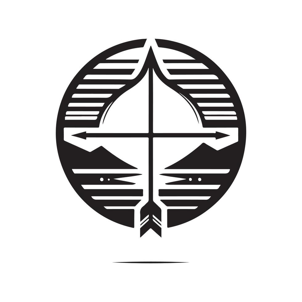 High-Quality Bow and Arrow Vectors Graphics for Print