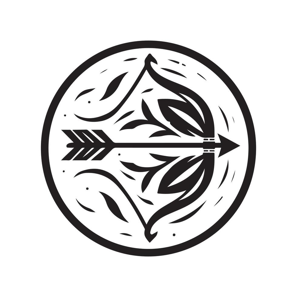 Sharp and Professional Bow and Arrow Vectors Art