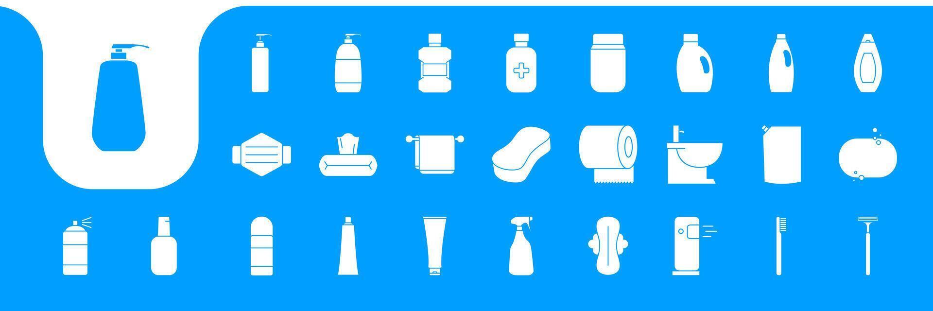 cleaning hygiene flat icon design vector