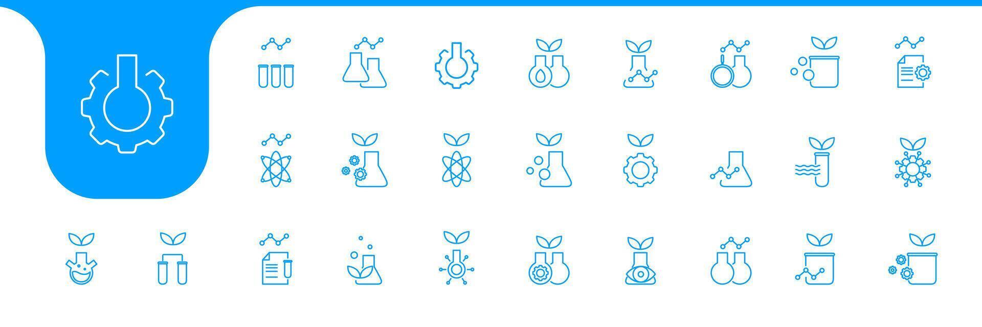 laboratory lines icon design vector