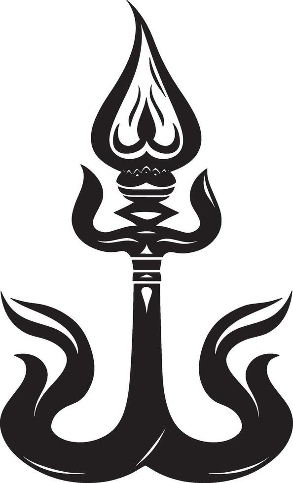 Shivalinga Representation of Lord Shiva icon black illustration vector
