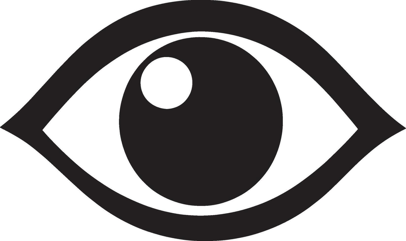 Focus icon black illustration vector