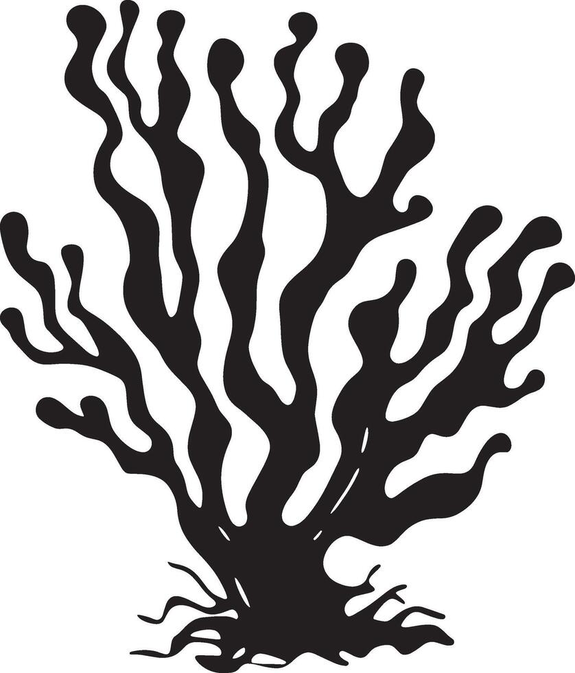 Sponge outline in black design. vector