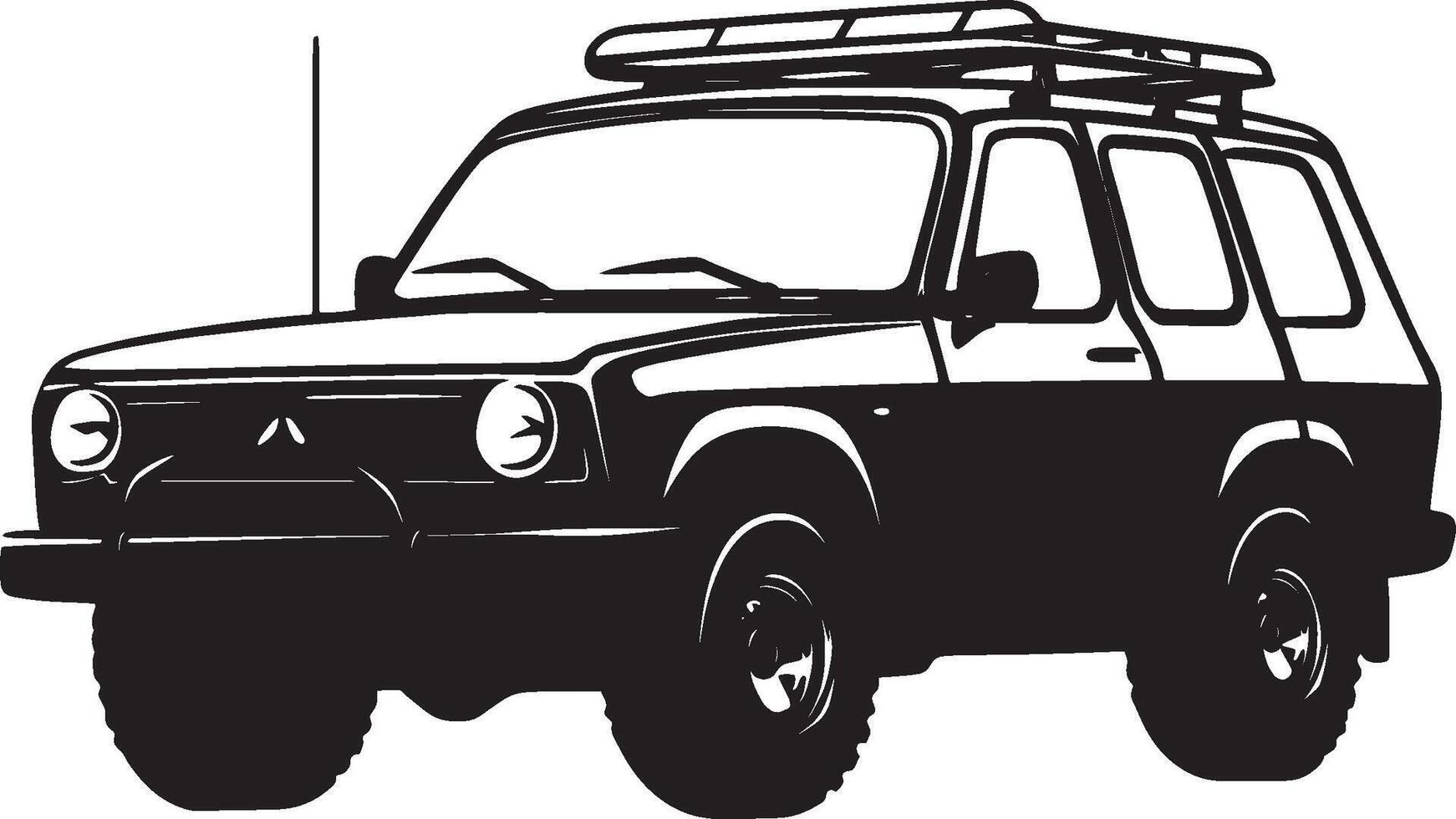 Black illustration of a simple duster silhouette. vector