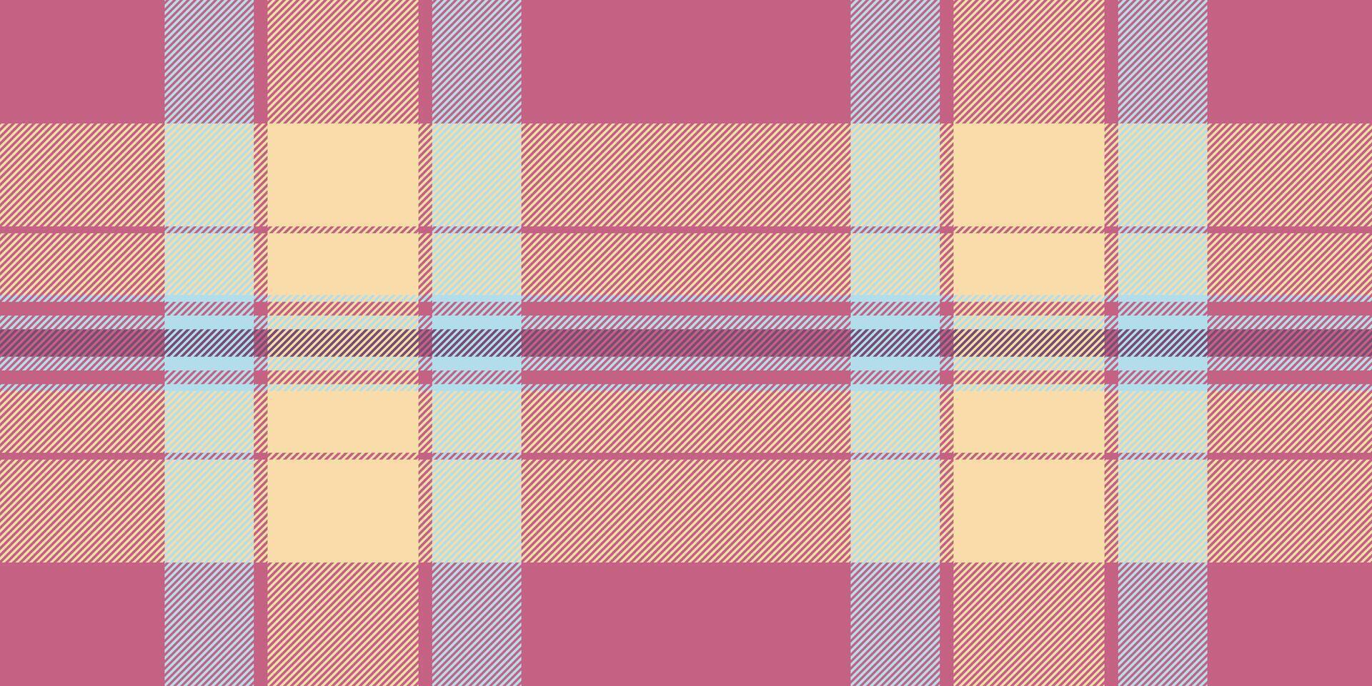 Pastel plaid pattern, seamless textile texture. Perfect for fashion, home decor, or website backgrounds. Soft, feminine design. Ideal for springsummer projects. vector