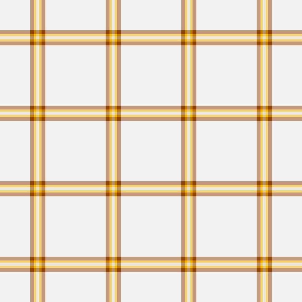 Scotland plaid tartan background, tee seamless check fabric. Mockup pattern textile texture in orange and white colors. vector