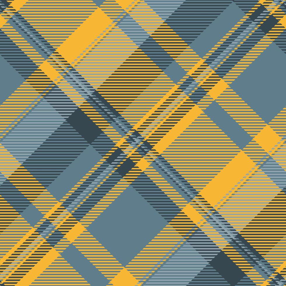 Striking abstract plaid pattern in vibrant yellow and cool grey tones. Perfect for textiles, website backgrounds, or modern design projects. Seamless repeat for endless applications. Download now vector