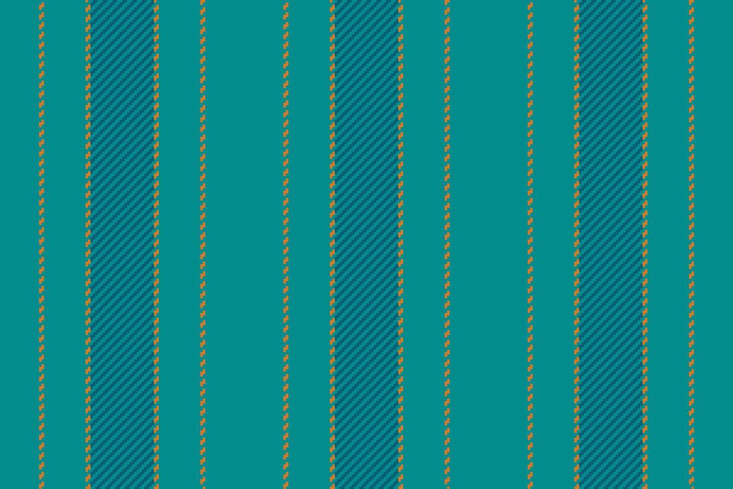 Vibrant teal background with repeating geometric stripes and textured lines in teal and burnt orange. Perfect for textile design, website backgrounds, or modern branding projects. vector