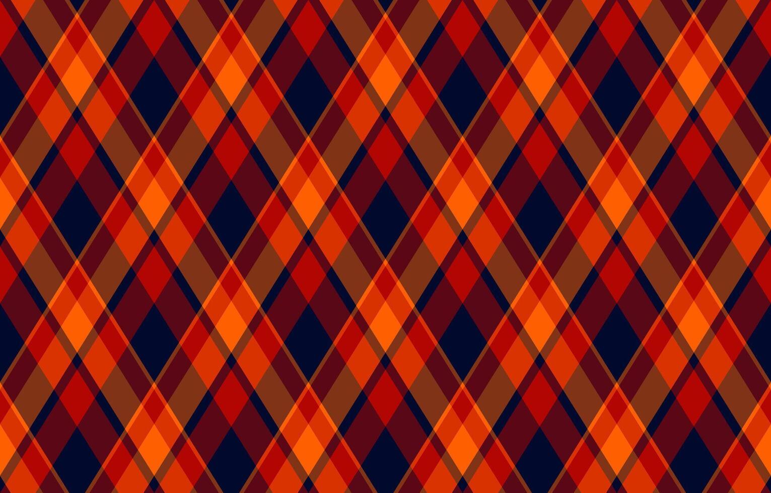 Vibrant diagonal plaid pattern in warm autumnal tones. Perfect for fallthemed designs, textiles, or website backgrounds. Seamless repeat texture offers endless design possibilities. vector