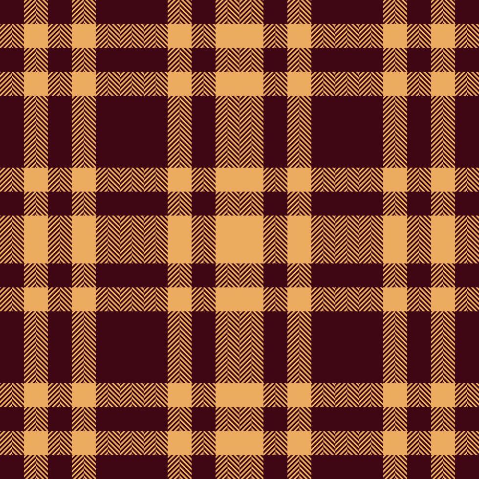 Elegant maroon and gold herringbone plaid pattern. Perfect for textile design, autumnal projects, or creating a sophisticated, textured background. vector