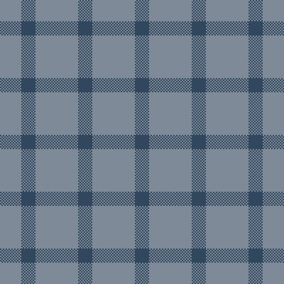 Bold seamless tartan fabric, cute textile plaid texture. Page pattern background check in pastel and cyan colors. vector