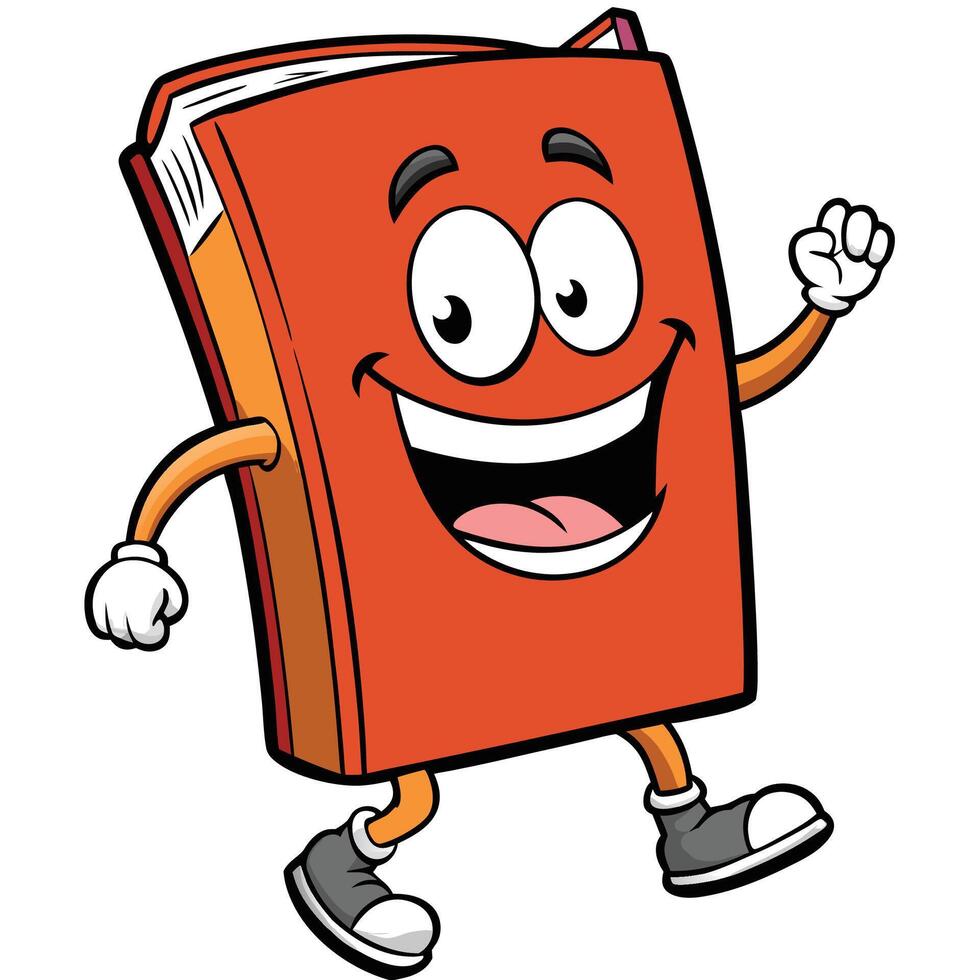 book character illustration white background vector