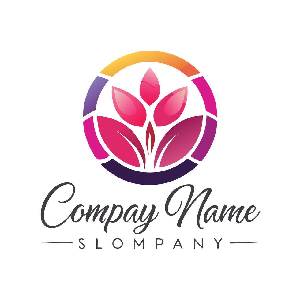 a logo for a company that is called slom white background vector