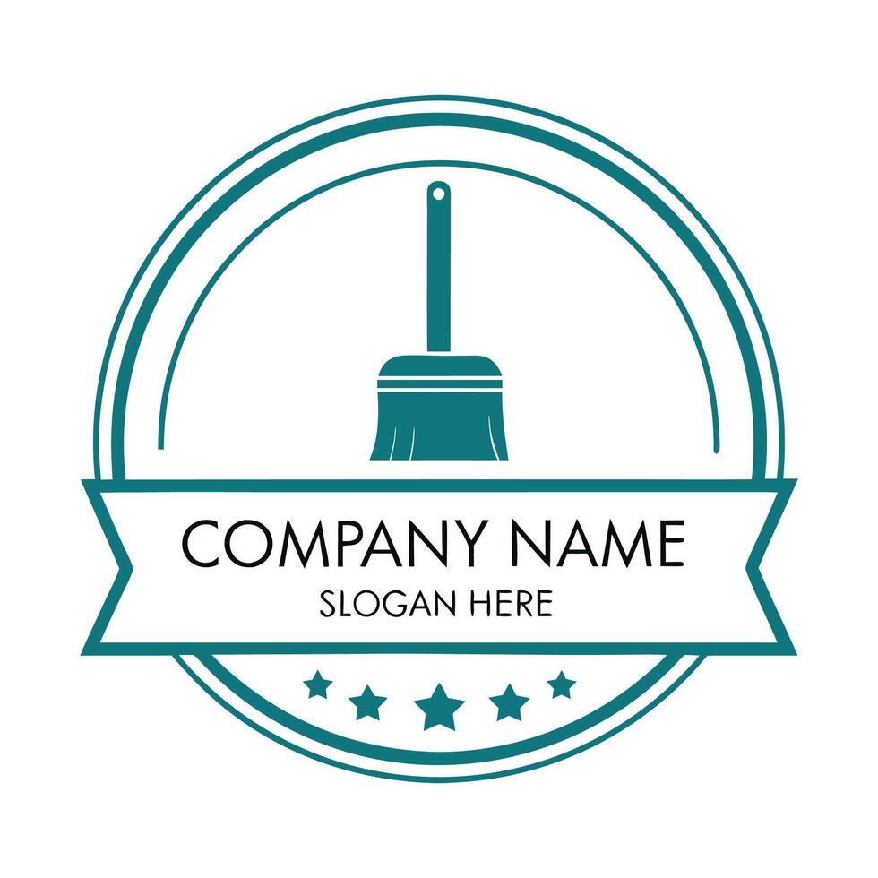 cleaning design template white background vector