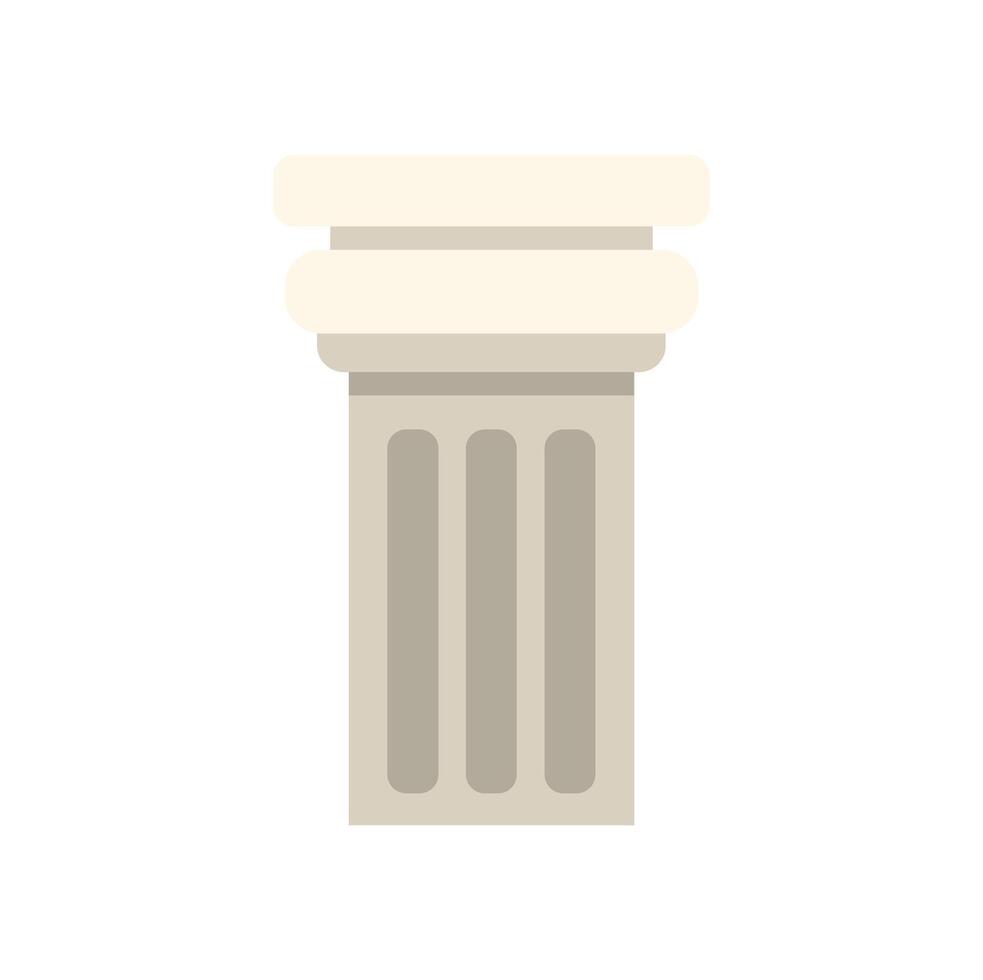 Ancient column icon illustration vector