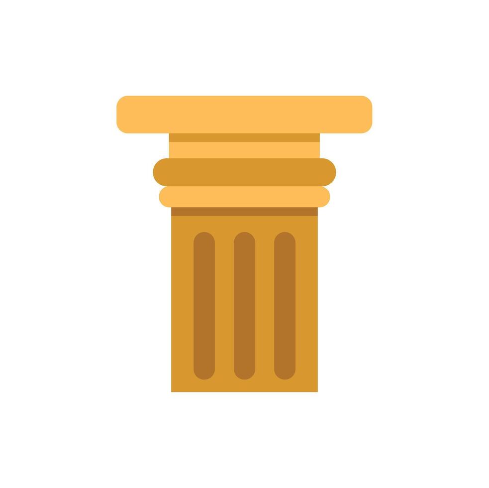 Ancient column icon illustration vector