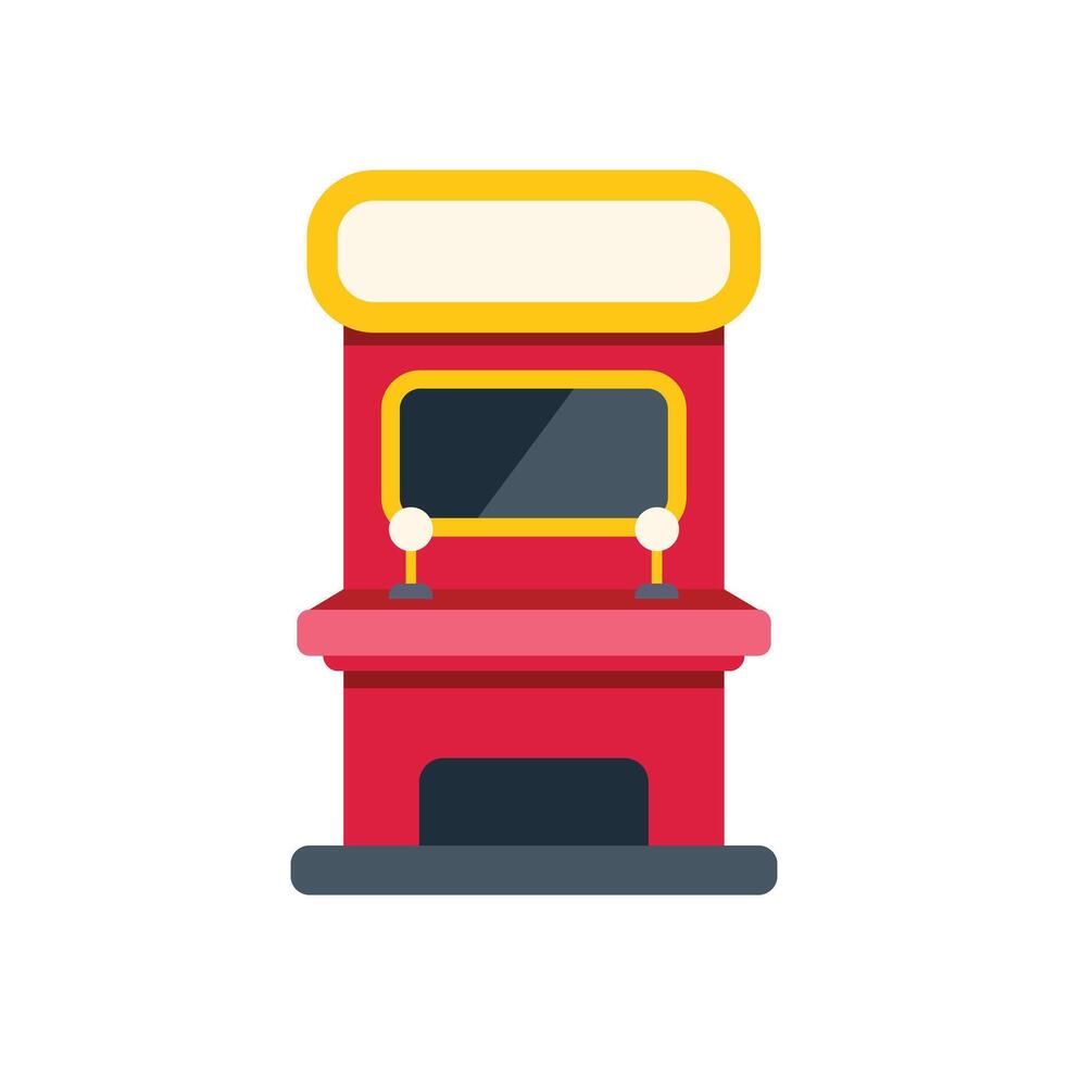 Arcade machine icon illustration vector