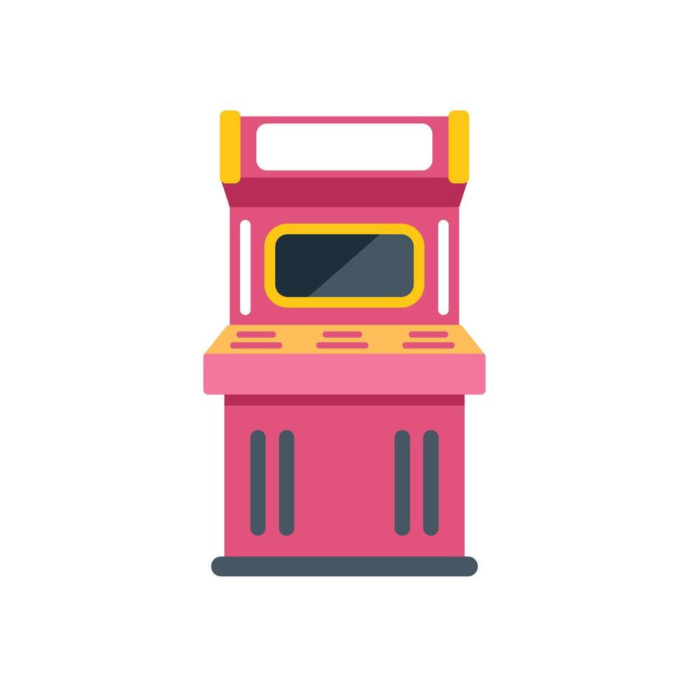 Arcade machine icon illustration vector