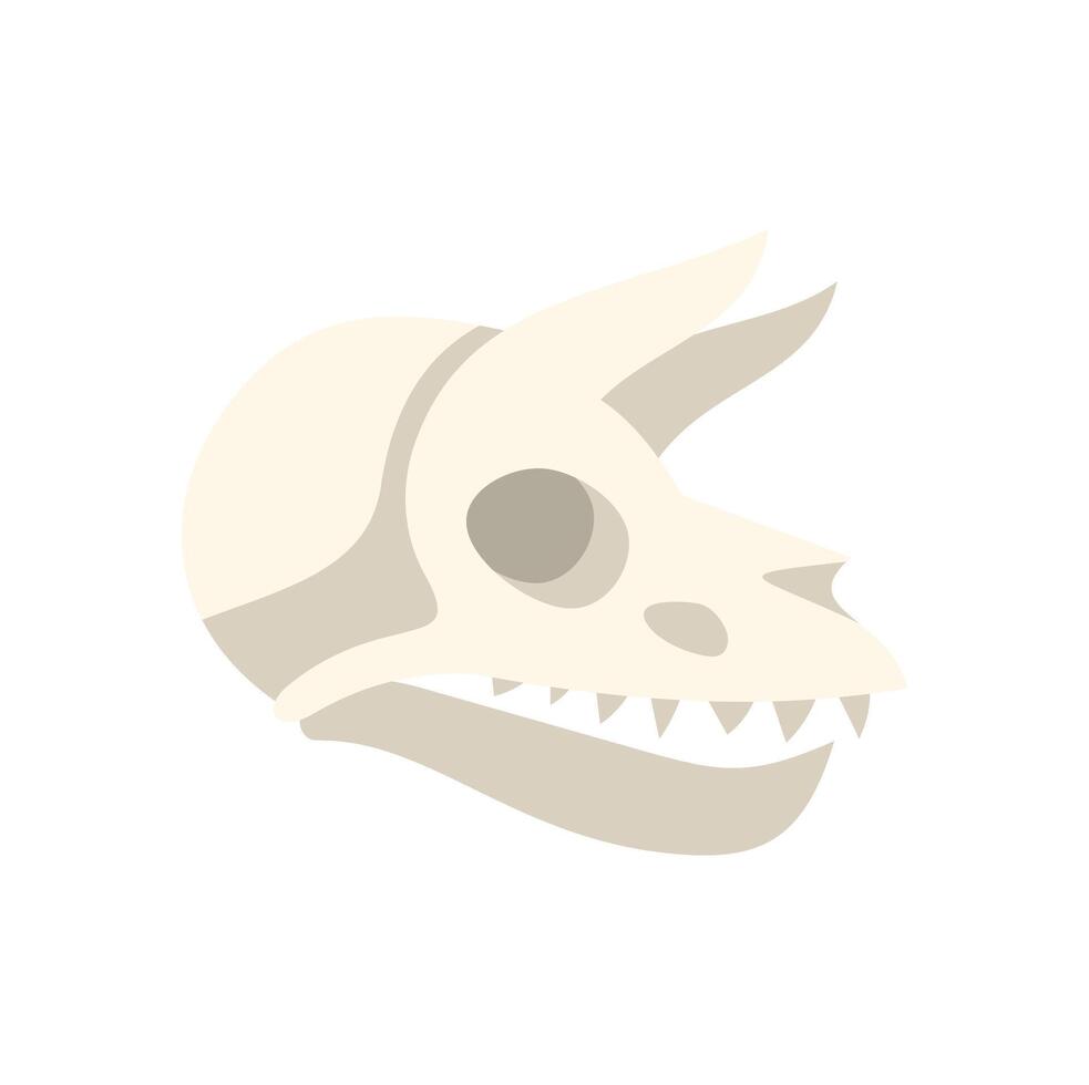 A skull with teeth on it is shown vector