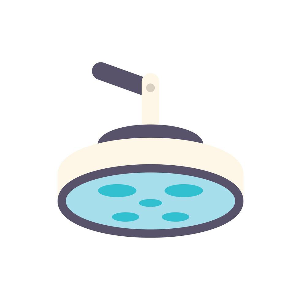 A shower head with water in it vector