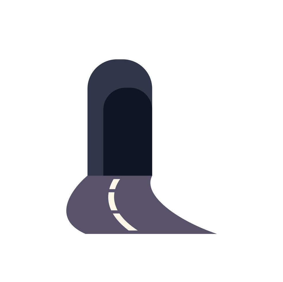 Tunnel road tunnel road tunnel road tunnel illustration design vector