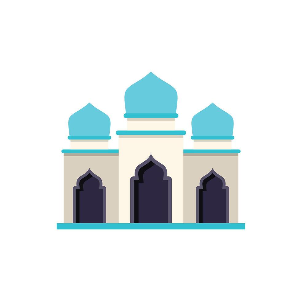 Islamic mosque icon illustration vector