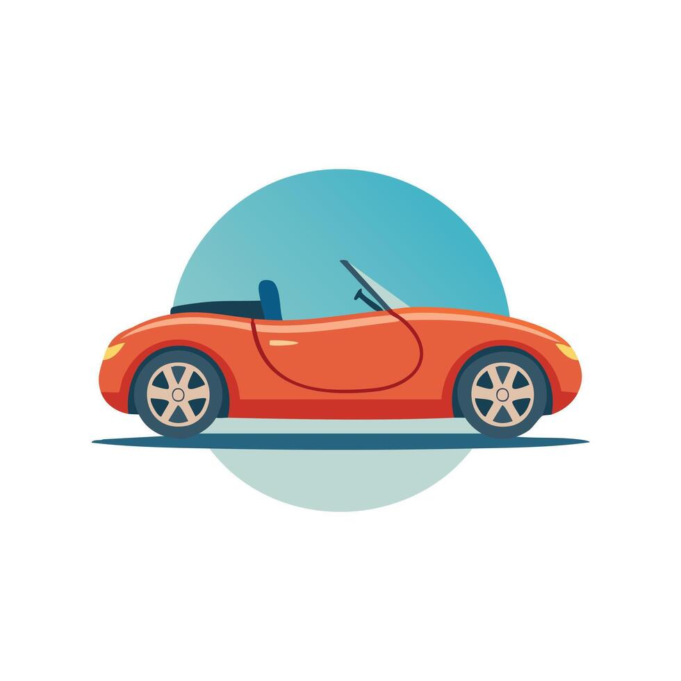 logo Convertible Cabriolet vector