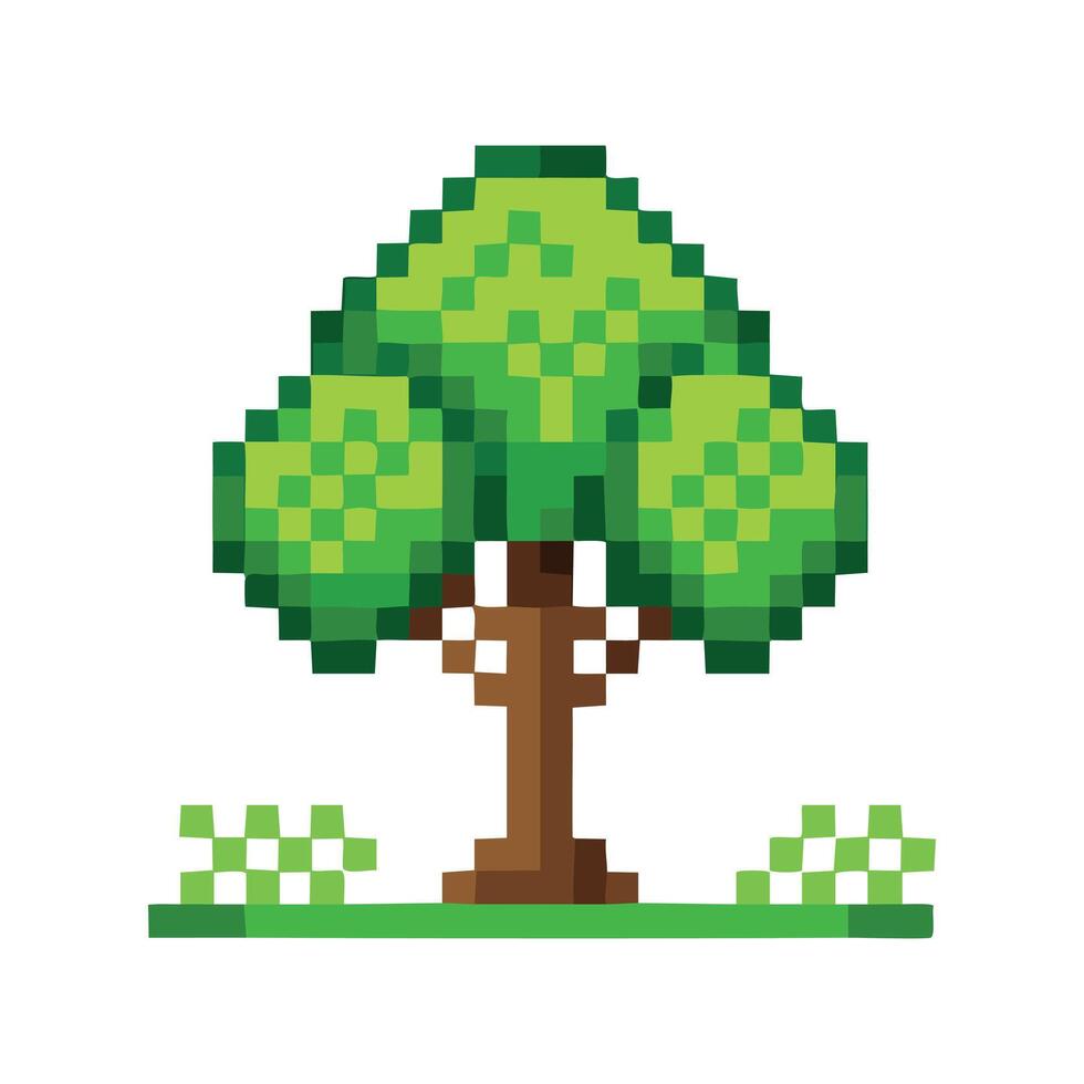 Logo Pixel Tree vector